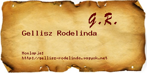 Gellisz Rodelinda névjegykártya